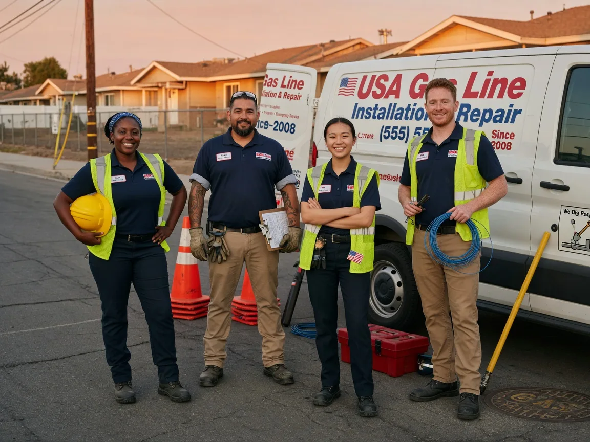 Gas Line Installation company in Luxemburg, IA